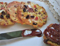 Chocolate cookies with species