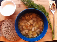Russian Mushroom and Potato Soup