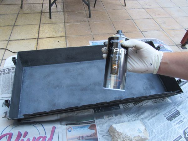 coal grill BBQ heat-resistant paint