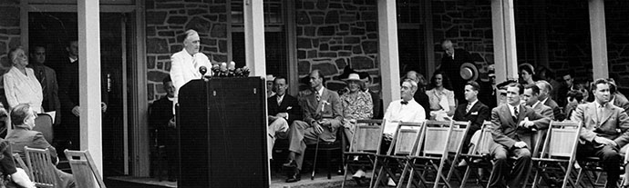 1941 FDR Library Dedication
